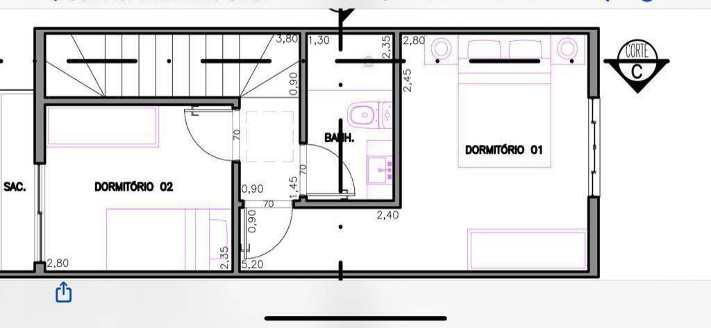Casa de Condomínio, 2 quartos - Foto 20